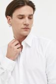 Сорочка HUGO чоловіча колір білий slim класичний комір (3098930)