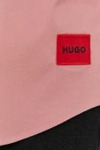 Сорочка HUGO чоловіча колір рожевий slim класичний комір (3098942)