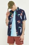 Сорочка Superdry чоловіча колір синій regular класичний комір Сорочка Superdry чоловіча колір синій regular класичний комір