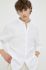 Сорочка з льону Les Deux колір білий regular