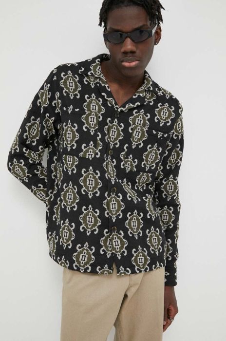 Сорочка Les Deux чоловіча колір чорний regular