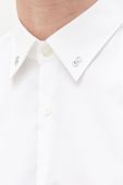 Сорочка HUGO чоловіча колір білий slim класичний комір (3150737)