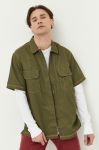 Сорочка Dickies чоловіча колір зелений regular класичний комір (3162956) Сорочка Dickies чоловіча колір зелений regular класичний комір (3162956)