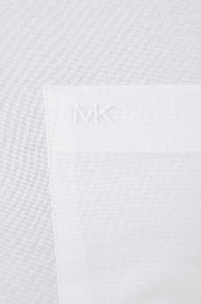 Сорочка Michael Kors чоловіча колір білий slim комір button-down фото 2