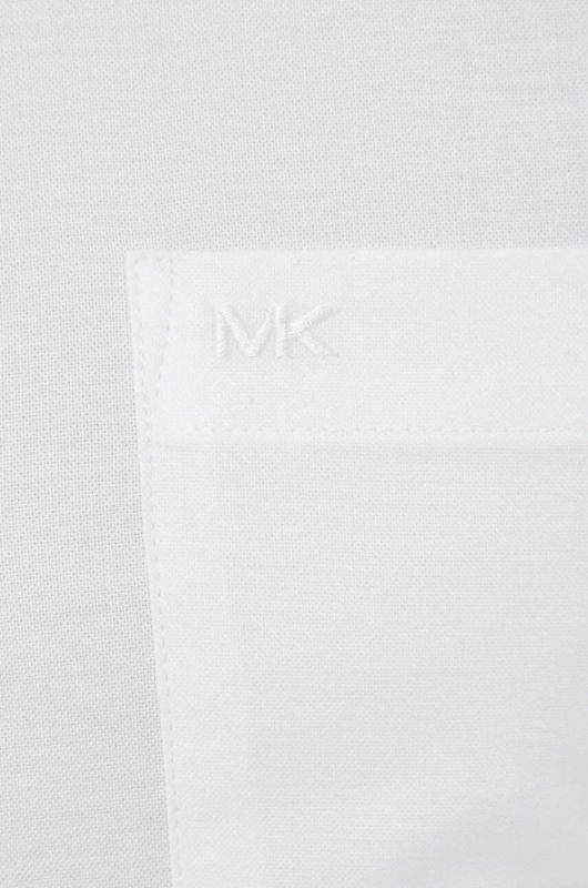 Сорочка Michael Kors чоловіча колір білий slim комір button-down фото 2