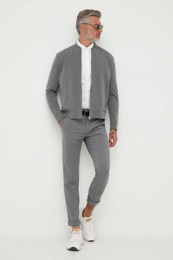 Сорочка Michael Kors чоловіча колір білий slim комір button-down фото 3