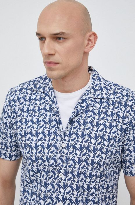 Бавовняна сорочка North Sails чоловіча колір синій regular (3061464)