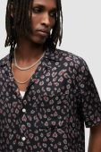 Сорочка AllSaints чоловіча колір чорний relaxed (3039227)