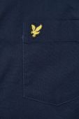 Бавовняна сорочка Lyle & Scott чоловіча колір синій regular комір button-down Бавовняна сорочка Lyle & Scott чоловіча колір синій regular комір button-down
