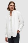 Бавовняна сорочка AllSaints чоловіча колір білий regular класичний комір Бавовняна сорочка AllSaints чоловіча колір білий regular класичний комір