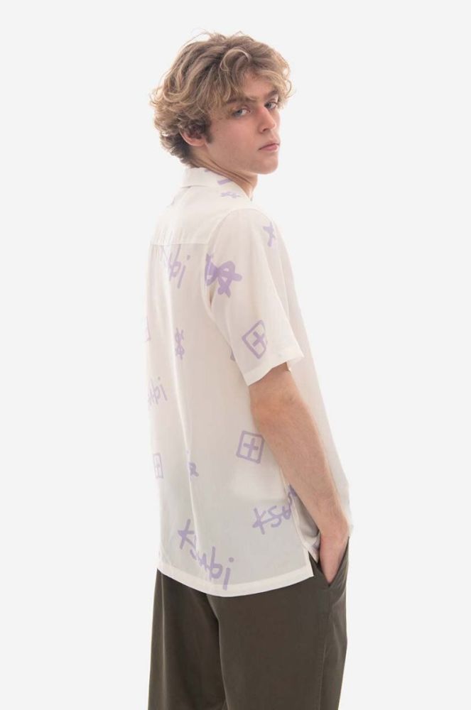 Сорочка KSUBI чоловіча колір білий regular MPS23SH001-white фото 3