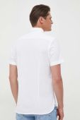Бавовняна сорочка Tommy Hilfiger чоловіча колір білий slim комір button-down (3314103)