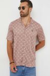 Сорочка Lyle & Scott чоловіча колір рожевий regular Сорочка Lyle & Scott чоловіча колір рожевий regular