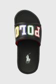 Дитячі шльопанці Polo Ralph Lauren колір чорний (3000172)