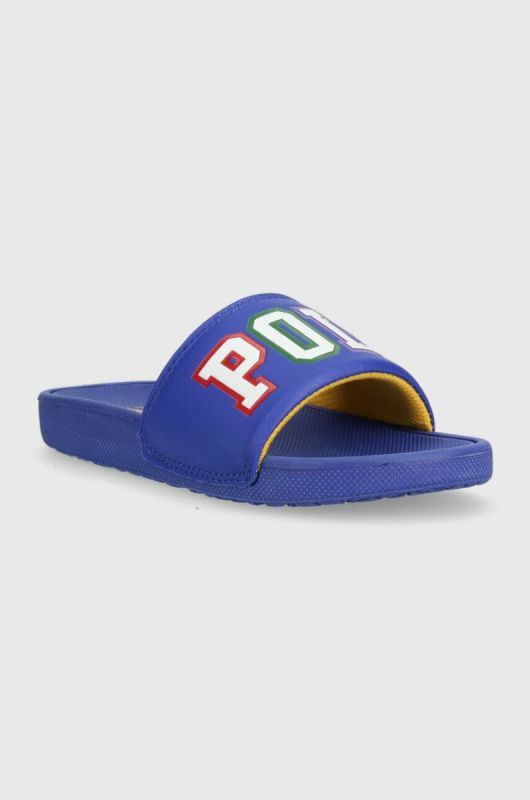 Дитячі шльопанці Polo Ralph Lauren колір синій (3003791) фото 2