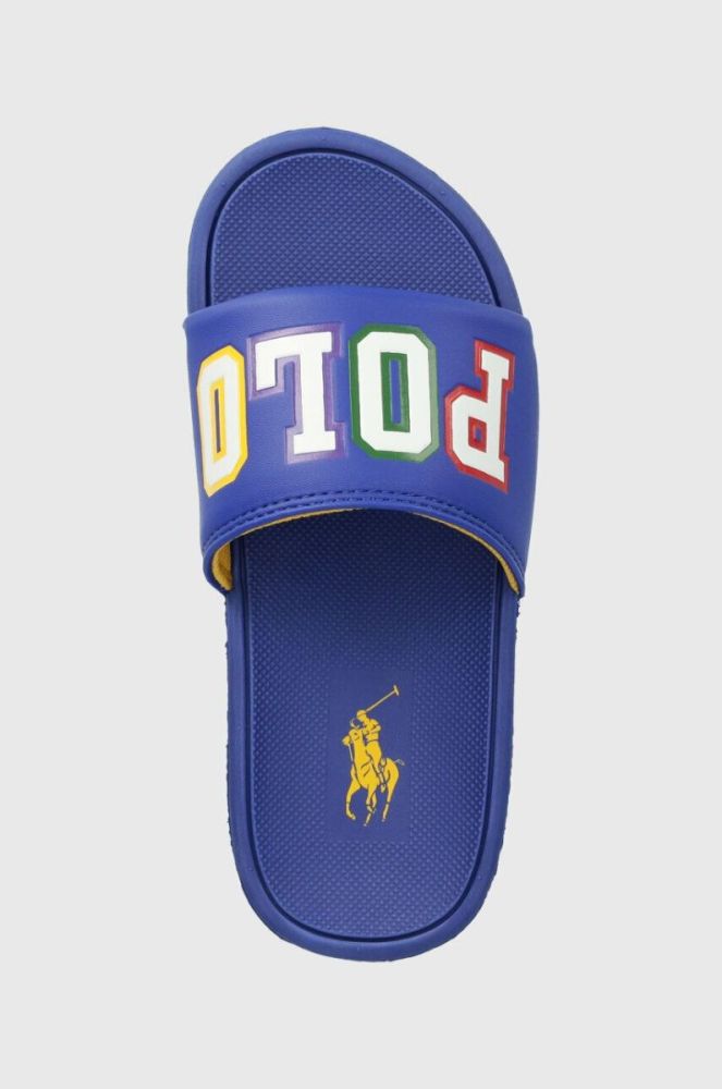 Дитячі шльопанці Polo Ralph Lauren колір синій (3003791) фото 4