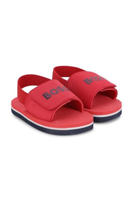 Дитячі шльопанці BOSS колір червоний (3069886)