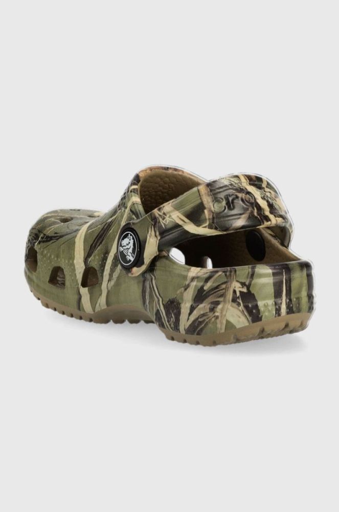 Дитячі шльопанці Crocs колір зелений (3206953) фото 3