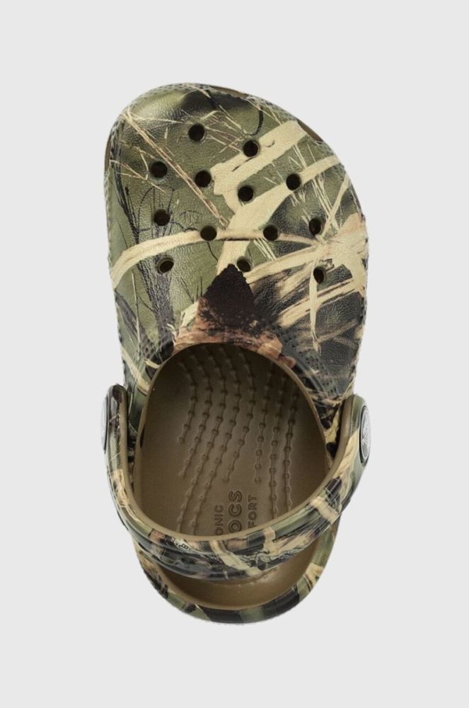 Дитячі шльопанці Crocs колір зелений (3206953) фото 4