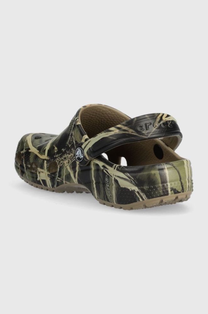 Дитячі шльопанці Crocs колір зелений (3198699) фото 3