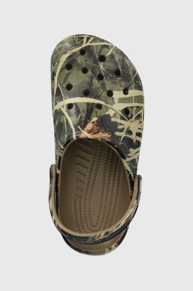 Дитячі шльопанці Crocs колір зелений (3198699) фото 4