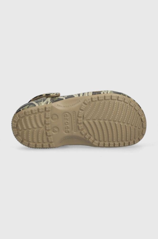 Дитячі шльопанці Crocs колір зелений (3198699) фото 5