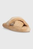 Тапочки Tommy Hilfiger Comfy Home Slippers With Straps колір бежевий (2810702)
