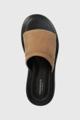 Шкіряні шльопанці Vagabond Shoemakers BLENDA жіночі колір коричневий 5519.150.28