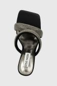 Шльопанці Steve Madden Jetsetter жіночі колір чорний на шпильці SM11002266