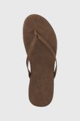 В'єтнамки Roxy жіночі колір коричневий на плоскому ходу (3069926)