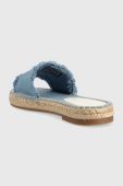 Шльопанці Tommy Hilfiger DENIM FLAT SANDAL жіночі  FW0FW07095 колір блакитний