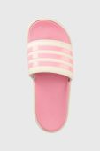 Шльопанці adidas Жіночі колір рожевий на платформі