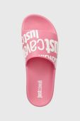 Шльопанці Just Cavalli жіночі колір рожевий 74RB3SZ1