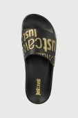 Шльопанці Just Cavalli жіночі колір чорний 74RB3SZ1