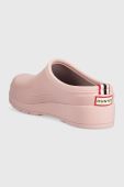 Шльопанці Hunter Womens Play Clog жіночі колір рожевий на платформі WFF1002RMA