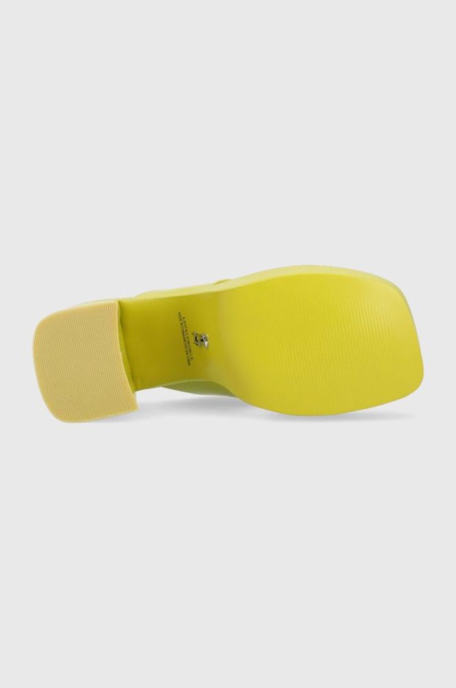 В'єтнамки Steve Madden Jilly жіночі колір зелений каблук блок SM11002475 фото 5