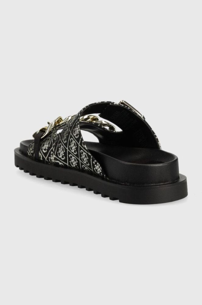 Шльопанці Guess FATEMA жіночі колір чорний FL6FAT FAL03 фото 3