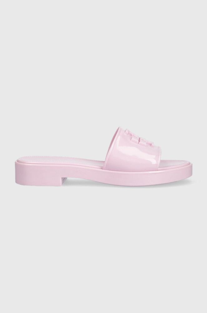 Шльопанці Tory Burch 147569-600 жіночі колір рожевий Eleanor Jelly Slide