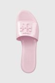 Шльопанці Tory Burch 147569-600 жіночі колір рожевий Eleanor Jelly Slide