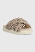 Шльопанці Inuikii Woven жіночі колір бежевий 70104-105