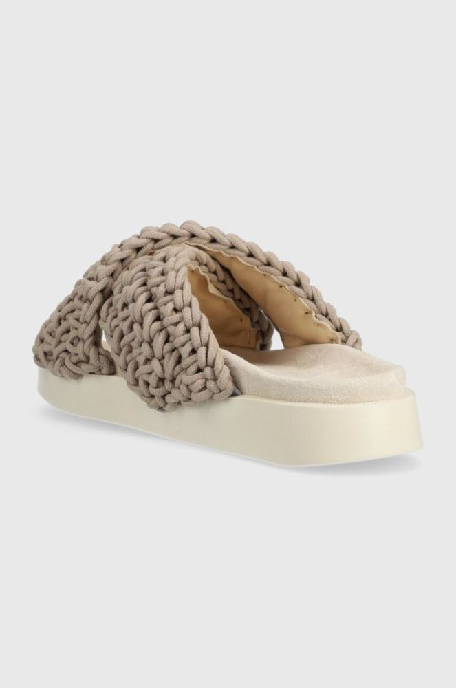 Шльопанці Inuikii Woven жіночі колір бежевий 70104-105 фото 3