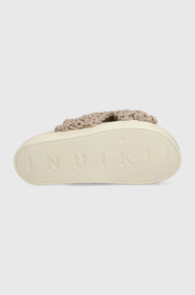 Шльопанці Inuikii Woven жіночі колір бежевий 70104-105 фото 5