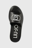 Шльопанці Liu Jo ARIA 04 жіночі колір чорний на платформі SA3083EX01422222