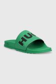 Шльопанці HUGO Match жіночі колір зелений 50471749