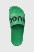 Шльопанці HUGO Match жіночі колір зелений 50471749