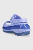 Шльопанці Crocs Classic Mega Crush Sandal жіночі колір фіолетовий на платформі 207989 207989.5Q6-5Q6