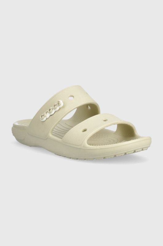 Шльопанці Crocs Classic Sandal жіночі колір бежевий 206761 206761.2Y2-2Y2 фото 2