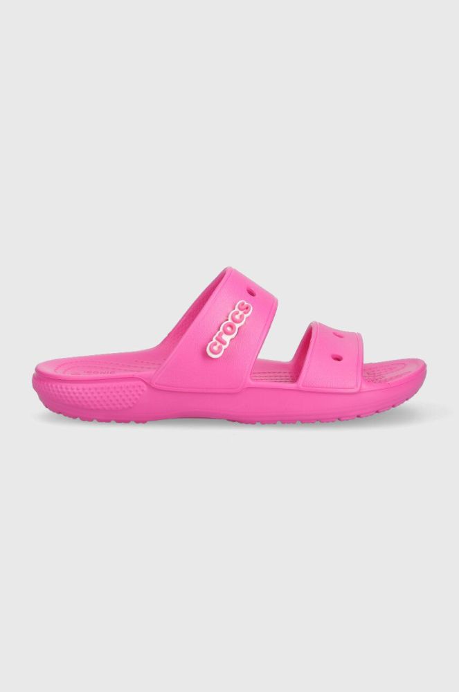 Шльопанці Crocs Classic Sandal жіночі колір рожевий 206761 206761.6UB-6UB