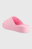 Шльопанці Crocs Classic Platform Slide жіночі колір рожевий на платформі 208180 208180.6S0-6S0