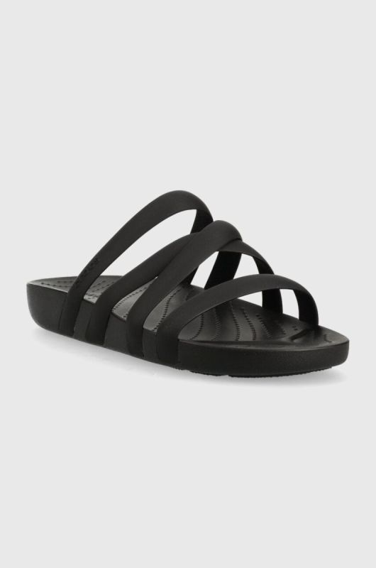 Шльопанці Crocs Splash Strappy Sandal жіночі колір чорний 208217 фото 2
